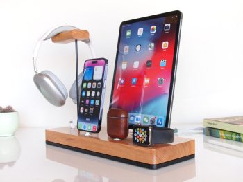 5-in-1 Handmade docking - charging station for any phone, tablet, earbuds, headphone